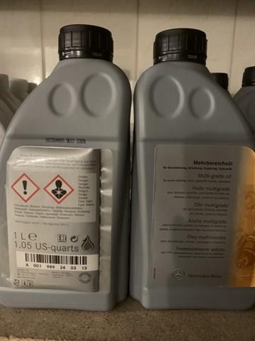 Comprar 001989240313 Mercedes Aceite de dirección hidráulica