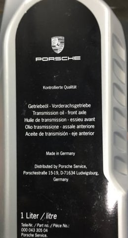 Porsche Aceite transmisión (00004330504)