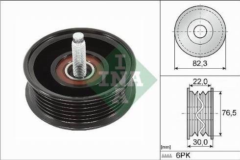 54-2061 Maxgear polea inversión / guía, correa poli v