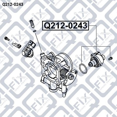 Válvula de mando de ralentí Q-fix Q2120243 precio, desde 46,70 EUR