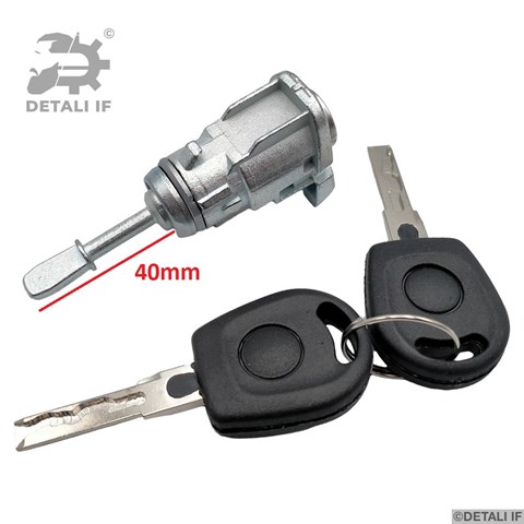 Cilindro de cerradura de puerta delantera izquierda DF11160 Detali IF
