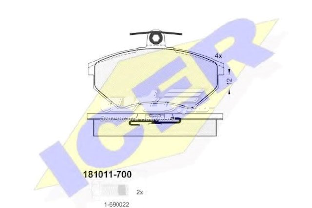 800055810000 Kolbenschmidt Juego de anillos de pistón para 1 cilindro, STD