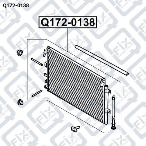 Q172-0138 Q-fix condensador aire acondicionado