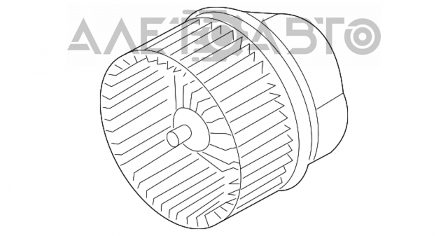 H1FZ19805B Ford motor eléctrico, ventilador habitáculo