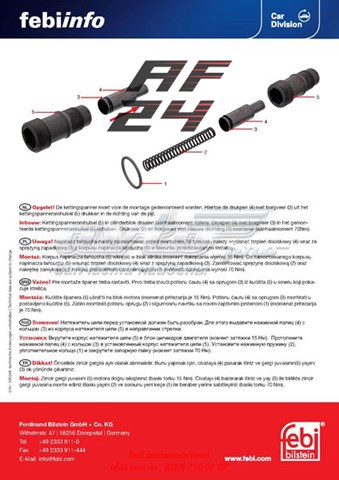 Tensor de cadena de distribución Febi 1050 precio, desde 31,02 EUR