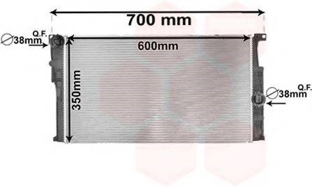 06002446 VAN Wezel radiador refrigeración del motor