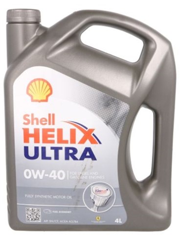 Aceite de motor SHELL HELIXULTRA0W404L