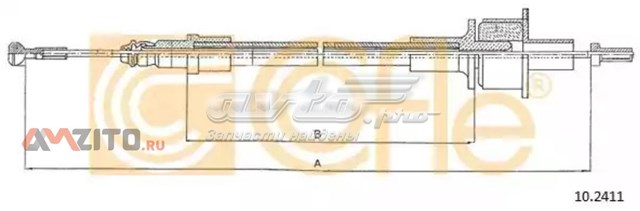 10.2411 Cofle cable de embrague