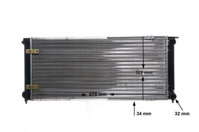 CR 341 000S Mahle Original radiador refrigeración del motor