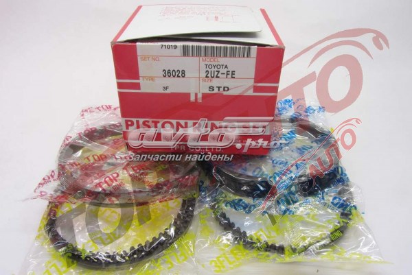 Juego de anillos de pistón, motor, STD TPR 36028STD