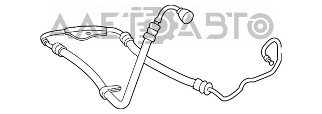 Manguera de alta presion de direccion, hidraulica para Mercedes E (W211)