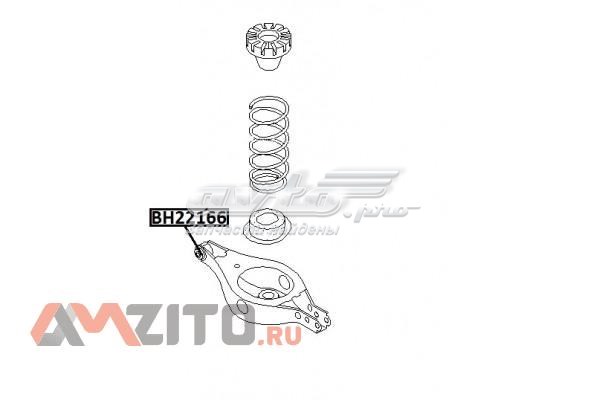 BH22166 Jikiu suspensión, brazo oscilante trasero inferior