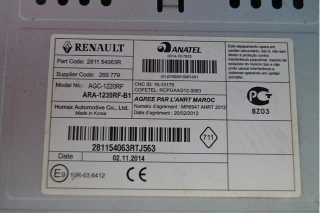 281154063R Renault (RVI) Radio AM/FM