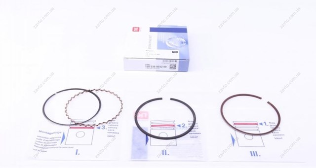 120035003200 NE/NPR Juego de anillos de pistón para 1 cilindro, STD