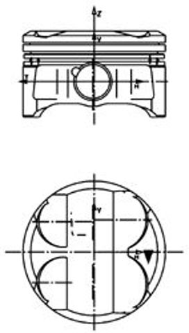 40086610 Kolbenschmidt tensor, cadena de distribución