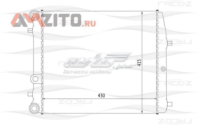 KK0189 FreE-Z radiador refrigeración del motor