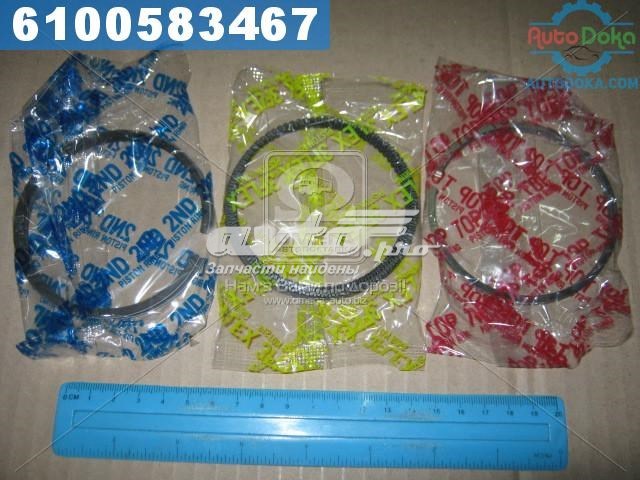 Juego de anillos de pistón, motor, STD 42010STD TPR