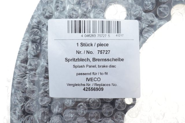 42556909 Iveco Protector de disco de freno trasero izquierdo