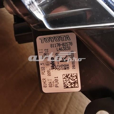 Comprar 8117002S70 Toyota Faro delantero izquierdo