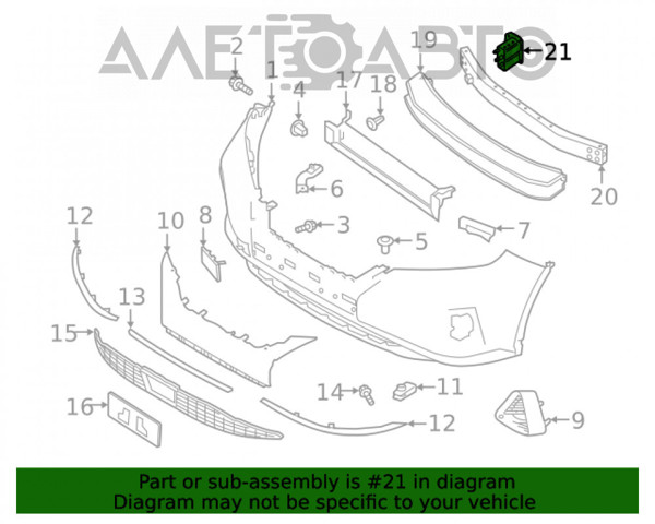 Comprar 622105AA0A Nissan/Infiniti Soporte del refuerzo del parachoques delantero