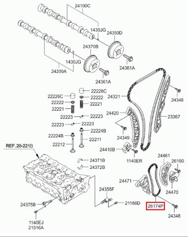 243222G050 Hyundai/Kia