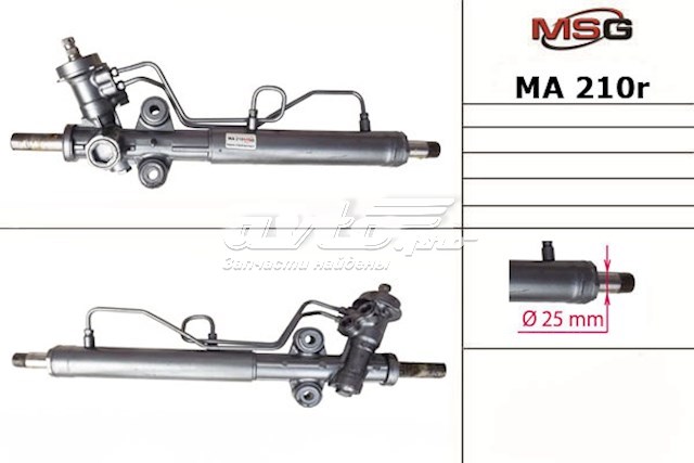 GG2M32110A Mazda cremallera de dirección