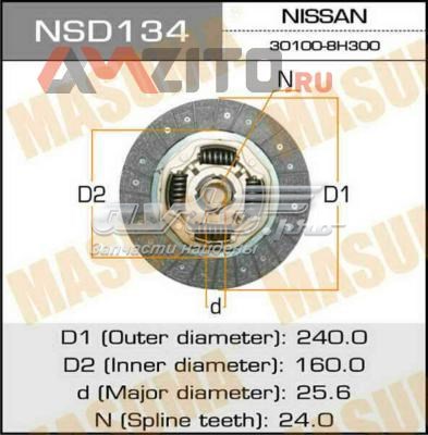 Disco de embrague Masuma NSD134 precio, desde 76,57 EUR