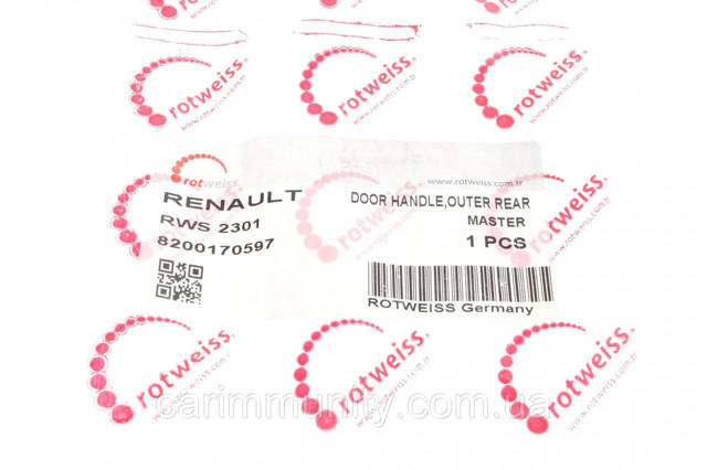 Comprar RWS2301 Rotweiss Manija exterior derecha de puerta delantera