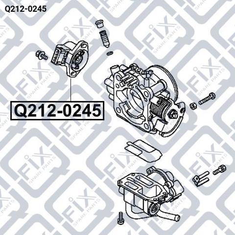 Q2120245 Q-fix Sensor de posición del acelerador