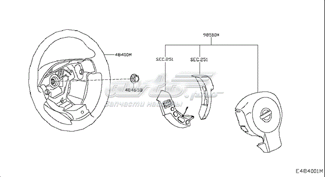 48430JD01D Nissan