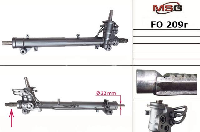 Engranaje de dirección MSG Rebuilding FO209R precio, desde 100,19 EUR