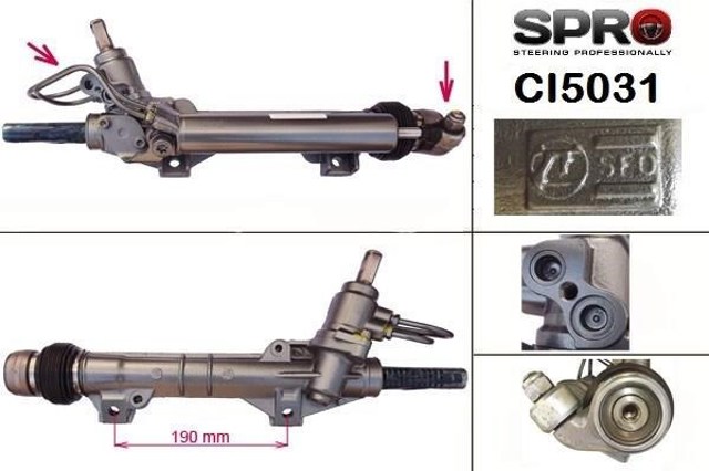 CI231R MSG Rebuilding Cremallera caja de direccion