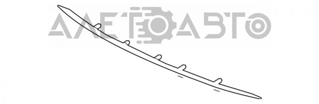 FP 5037 915-P FPS moldura de parachoques delantero