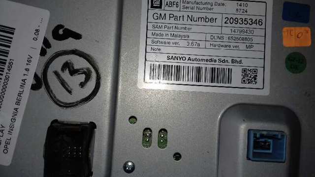 20935346 Opel 