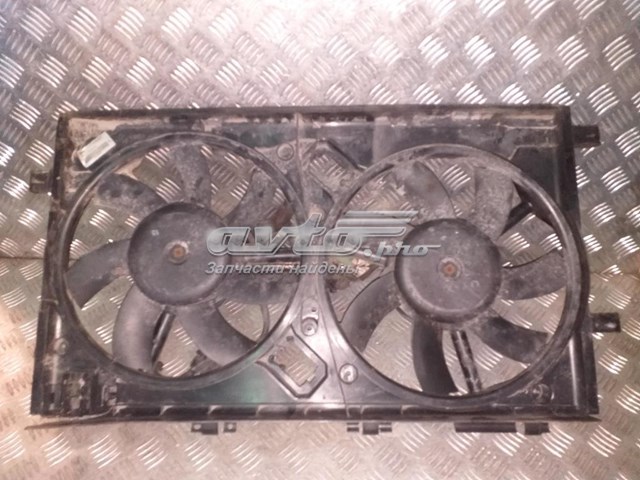 Difusor de radiador, ventilador de refrigeración, condensador del aire acondicionado, completo con motor y rodete OPEL 13223018