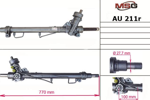 AU211R MSG Rebuilding Cremallera caja de direccion