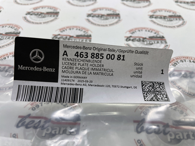 A4638850081 Mercedes 