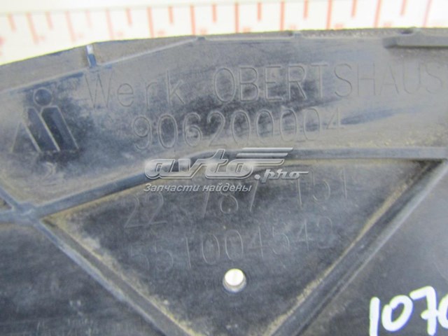 22787151 Opel refuerzo parachoque delantero