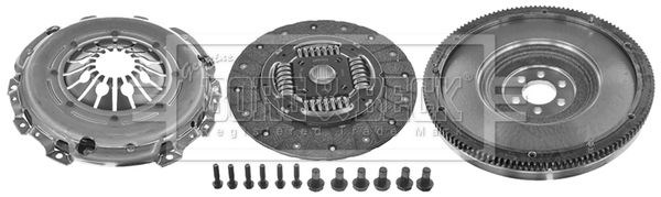 HKF1045 Borg&beck kit de embrague (3 partes)