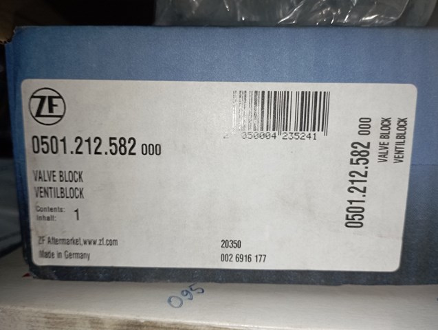 Válvula del repartidor ZF Parts 0501212582 precio, desde 443,82 EUR