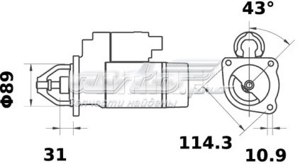 MS258 Mahle Original motor de arranque