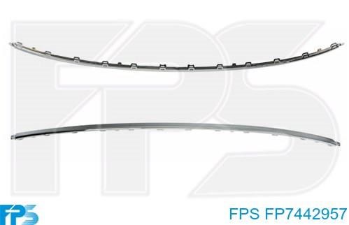 FP7442957 FPS Moldura de parachoques trasero