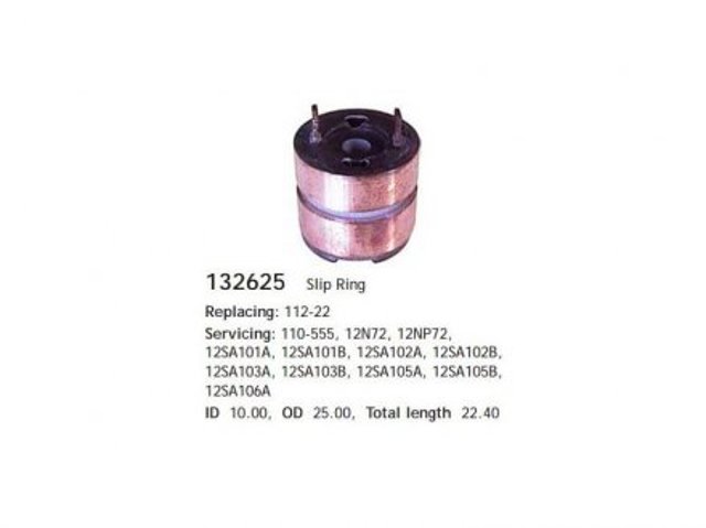 Colector de rotor de generador Cargo 132625