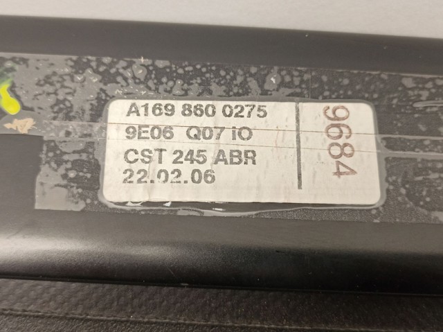 Comprar A1698600275 Mercedes Cortina del compartimento de equipaje