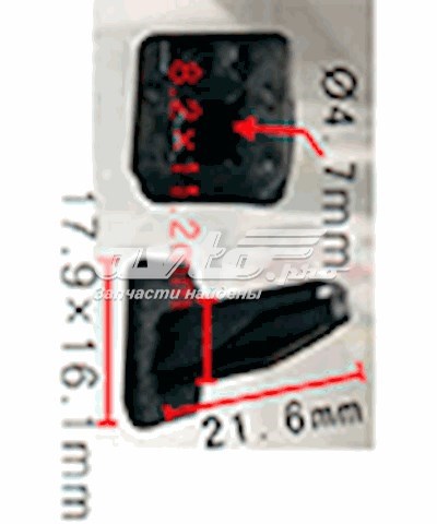 Clips de fijación de parachoques trasero Toyota 5219722020