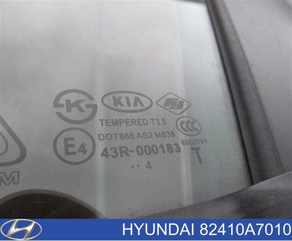 82410a7010 Hyundai/Kia luna de puerta delantera izquierda