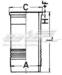 89826110 Kolbenschmidt junta anular, camisa cilindro