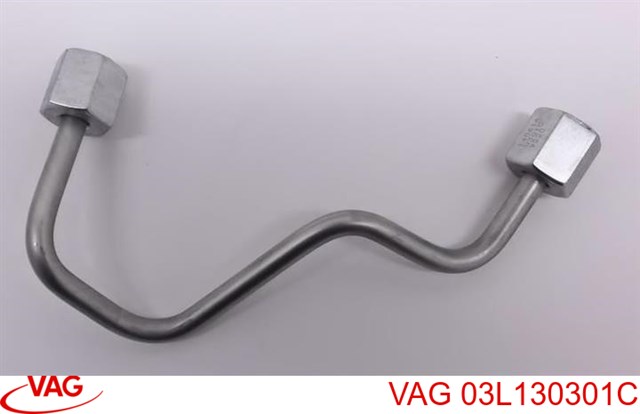 Tubería alta presión, sistema inyección para cilindro 4 para Volkswagen Passat (B6, 3C5)