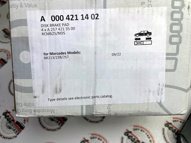 Pastillas freno delanteras Mercedes 0004211402 precio, desde 385,03 EUR