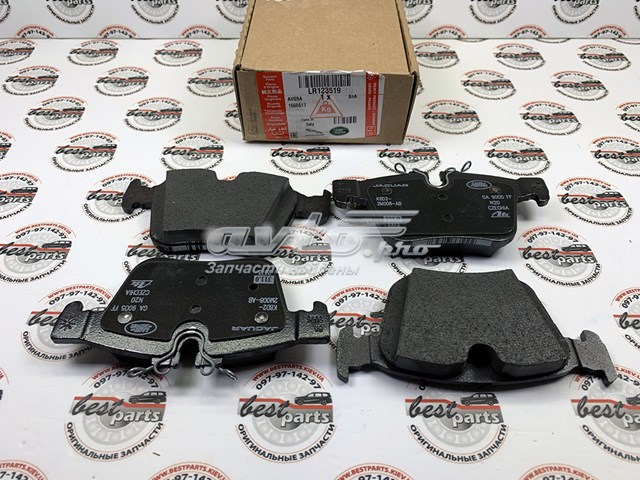 LR123519 Land Rover Pastillas freno traseras